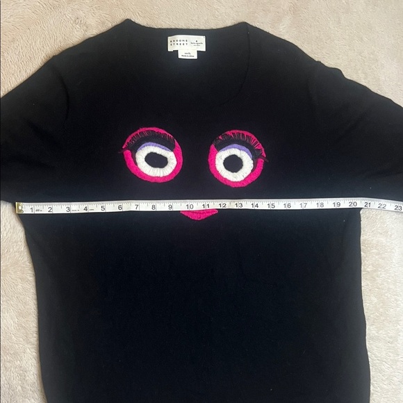 Kate Spade Broome Street Black Wool Blend Sweater sz XL - Picture 7 of 10